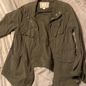 Womens green jacket size medium
